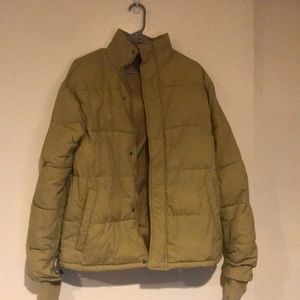 Men’s Khaki Rain Coat - Size M (Cotton On)